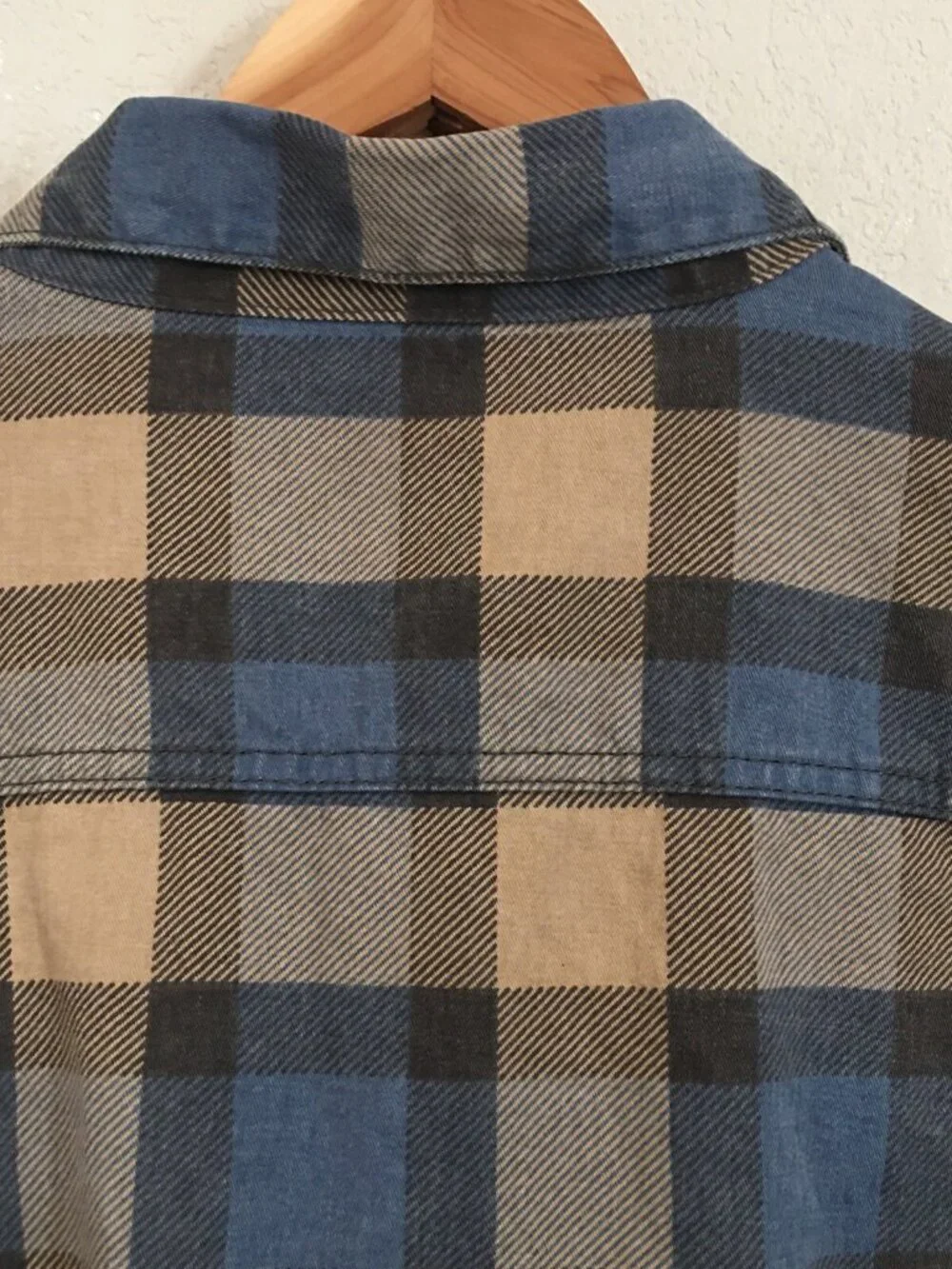 Vintage Signatures Men L Shirt Jacket Chore Denim Snap Button Y2K 100% Cotton